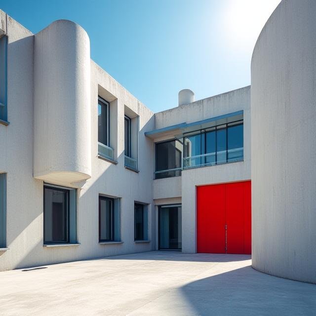 BauVibe Studios Industrial Bauhaus Style Exterior in Johannesburg